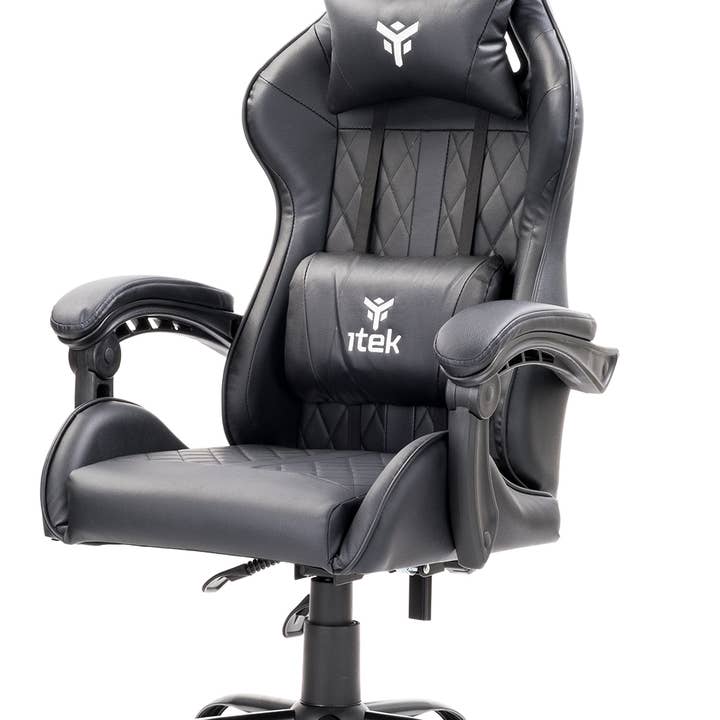 ITEK - Wholesale Stoel - Itek gamingstoel Rhombus PF10 - PVC, dubbele kussens3