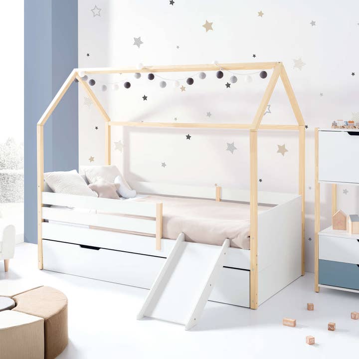 Alondra Baby - Wholesale Bed - Kids & Baby - Montessori bed 90x200 cm with drawer/trundle bed in wood · Sogni XL NB20008
