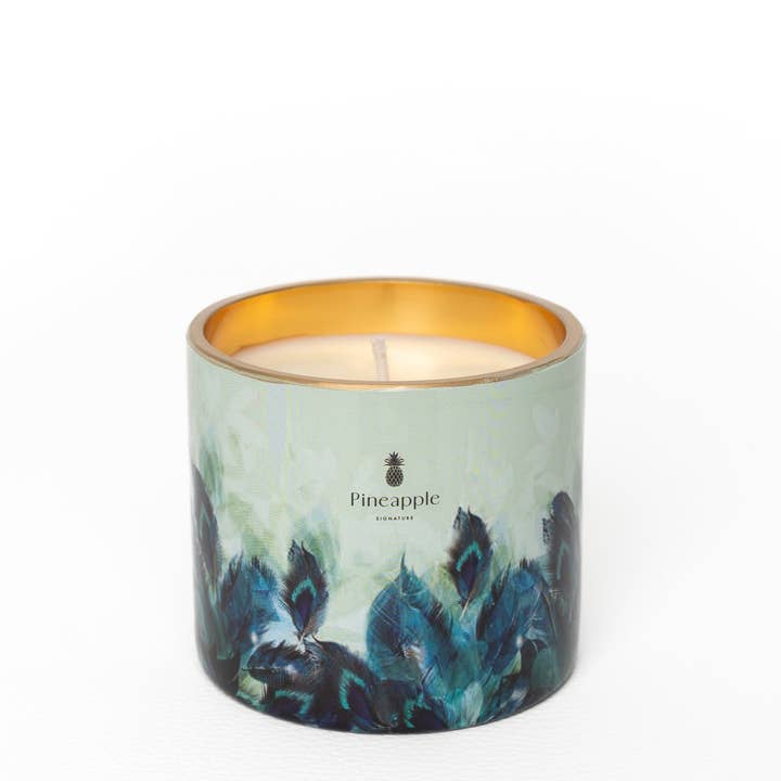 Scented candle 100% vegetable wax - Enchanted Feathers Decor for wholesale by PINEAPPLE SIGNATURE