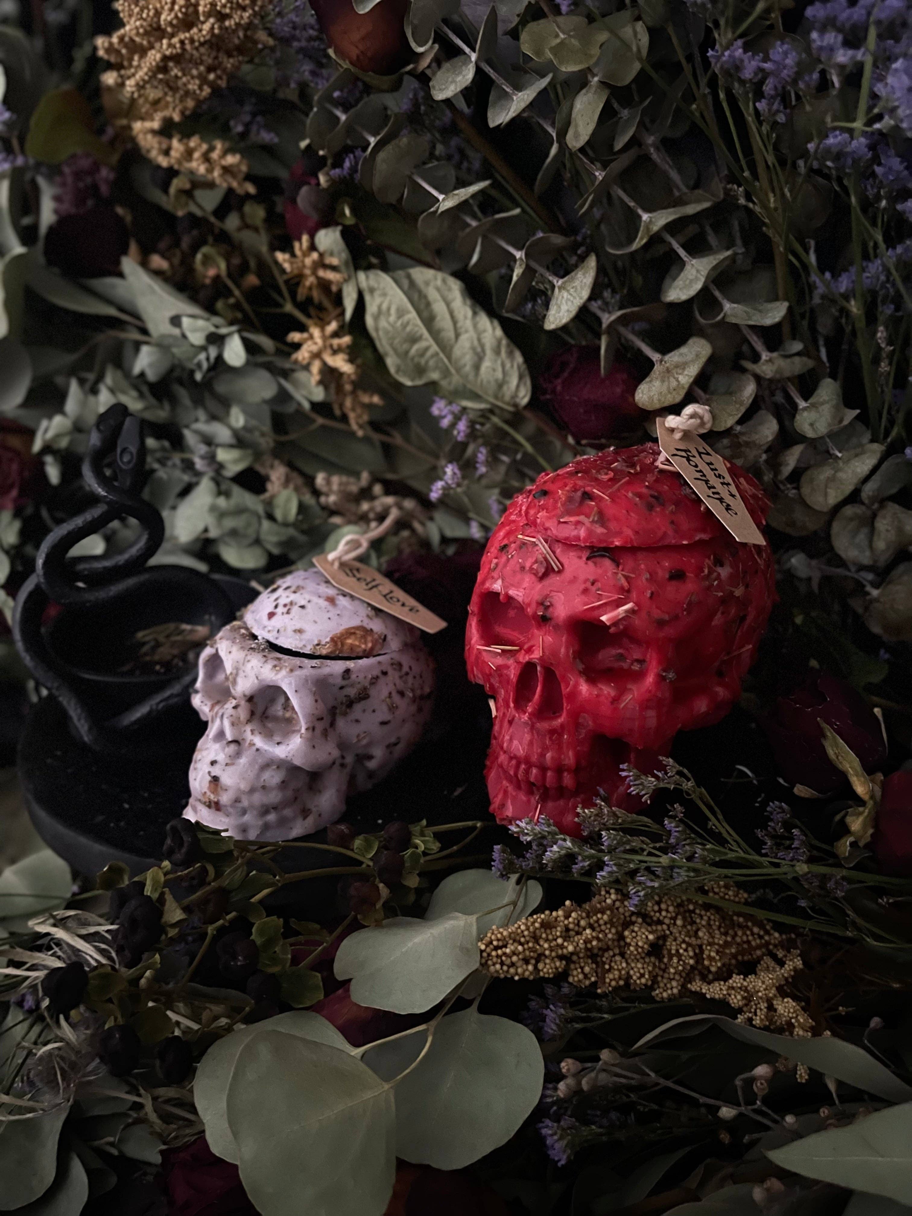 ComaVVitch - Wholesale Votive Candle - Dressed Thought Control Candles | Skull Candles | Witchcraft3