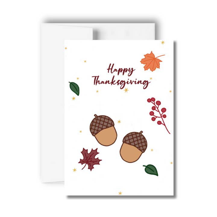 Glædelig Thanksgiving-hilsen Kort for engroshandel hos Brandi Creations Design Studio