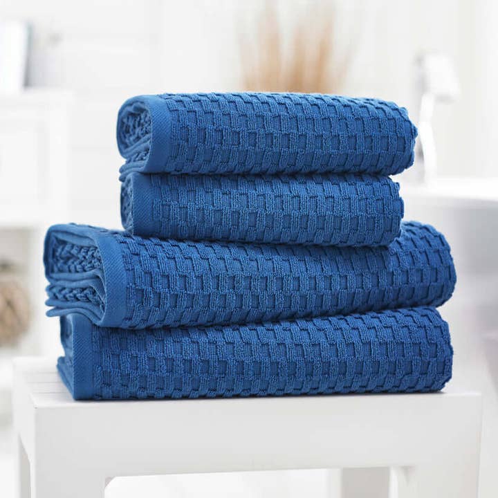 Asciugamani Testurizzati Brooklyn Zerotwist 500 GSM per la vendita all'ingrosso da parte di Deyongs