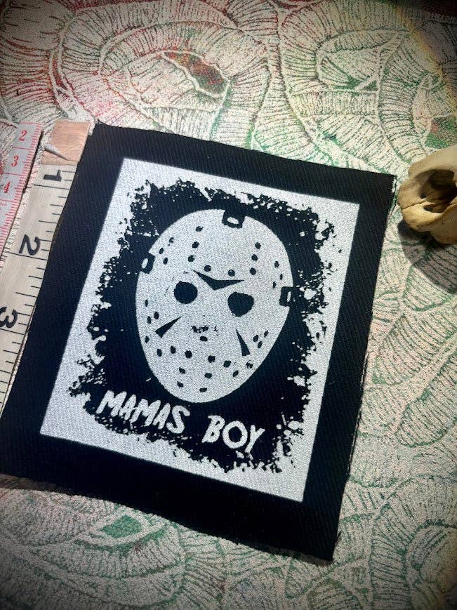 Three Raccoons - Vendita all'ingrosso Toppe - Jason, il cocco di mamma, patch di Venerdì 13.2