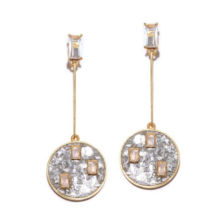 Orecchini Gyali Oro per la vendita all'ingrosso da parte di Shana Gulati Jewelry