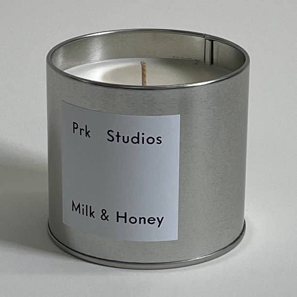 Milk & Honey Candle 7.5oz | Natural Soy Wax Essential Oils for wholesale by Prk Studios