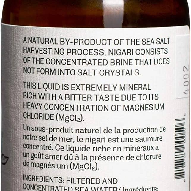 Vancouver Island Sea Salt - Vendita all'ingrosso Kit fai da te per alimenti - Coagulante al tofu Nigari liquido completamente naturale2