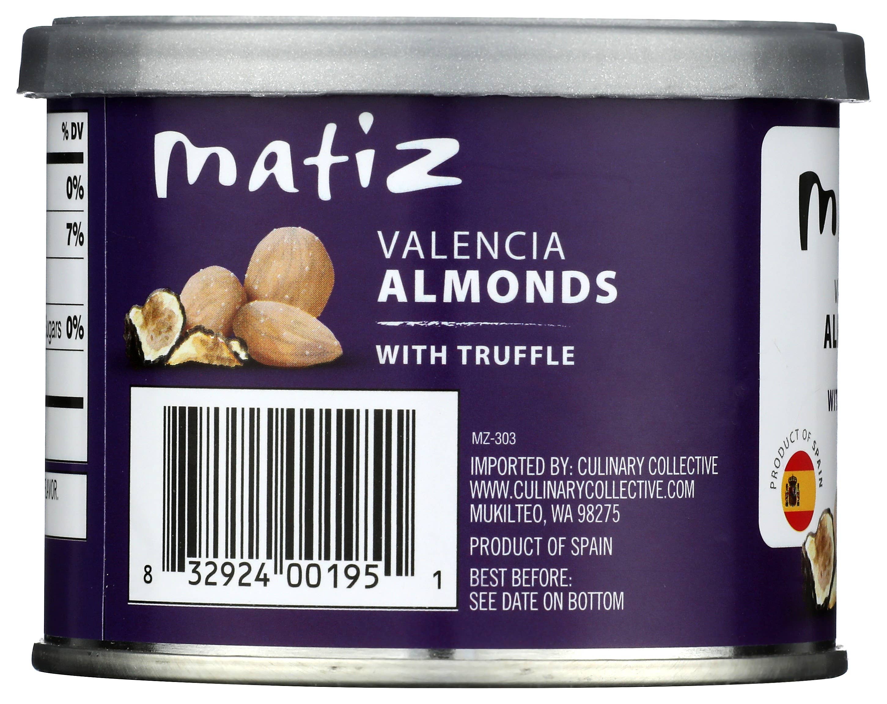 Matiz - Wholesale Nuts - Matiz Valencian Almonds- Truffle, herbed, or salted (100g)4