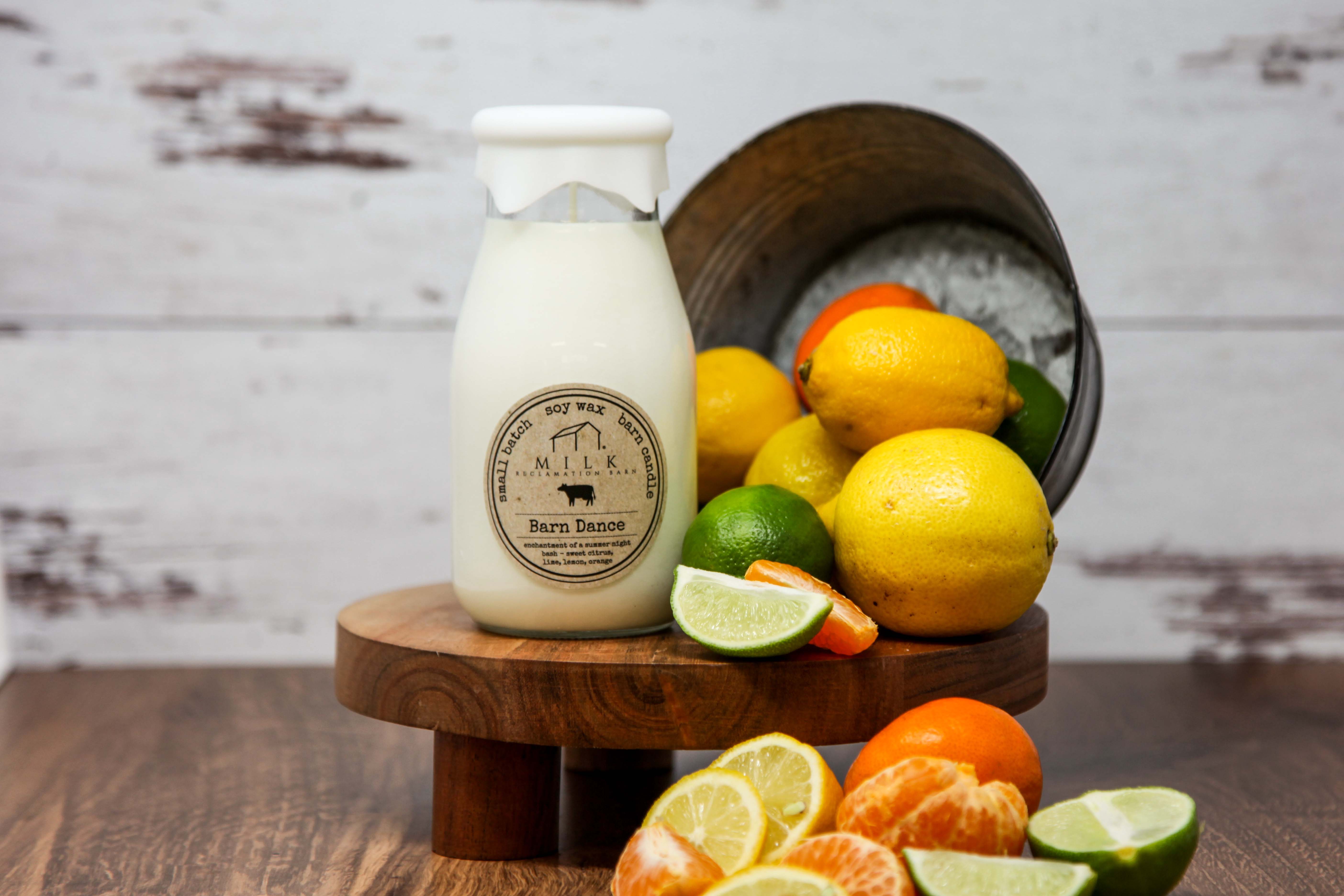 Milk Reclamation Barn - Wholesale Jar/Filled Candle - Milk Bottle Candle 13 oz2