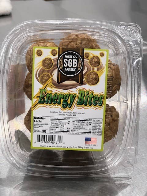 Sweet G's Bakery - Drinkin’ Pretzels™ - Vente Bretzels - Energy Bites - Plain1