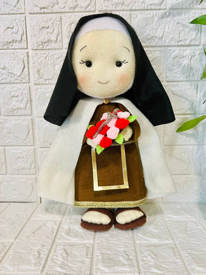 St. Theresa doll, St.Theresa ornament, Saint doll, Saint Therese of Lisieux doll, saint therese of lisieux little flower for wholesale by Lovencomfort