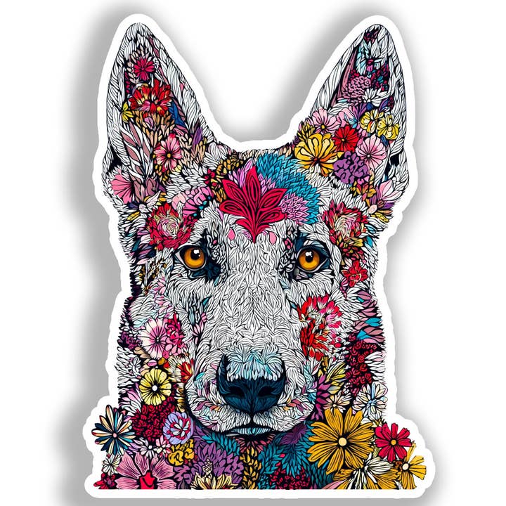 German Shepherd Dog Decal Sticker # A019568 for wholesale by Yoonek Graphics