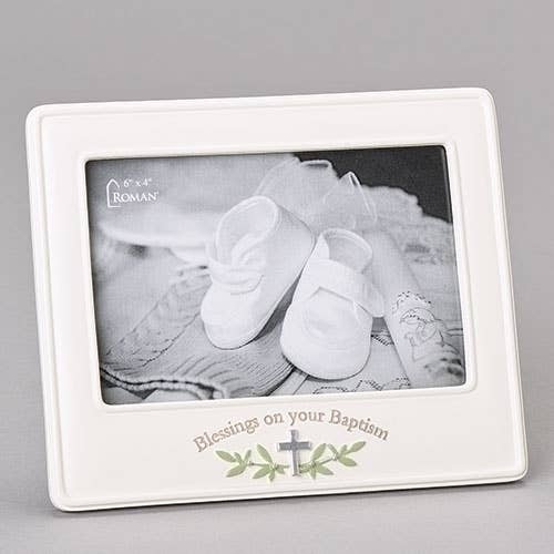 Roman - Wholesale Picture Frame - Kids & Baby - Baptism Blessing Frame (4X6)0