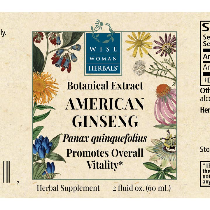 Wise Woman Herbals - Wholesale Oral Supplement/Vitamin - American ginseng4