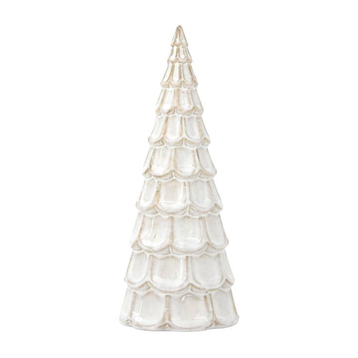 Tall Porcelain White Tree for wholesale by Fieldstone Home