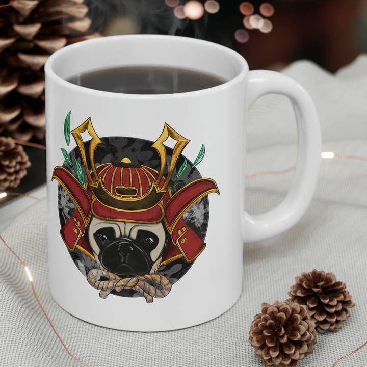 Vinny the Pug Coffee Mugs for wholesale by Club No-Kill 2027 Coffee Mugs