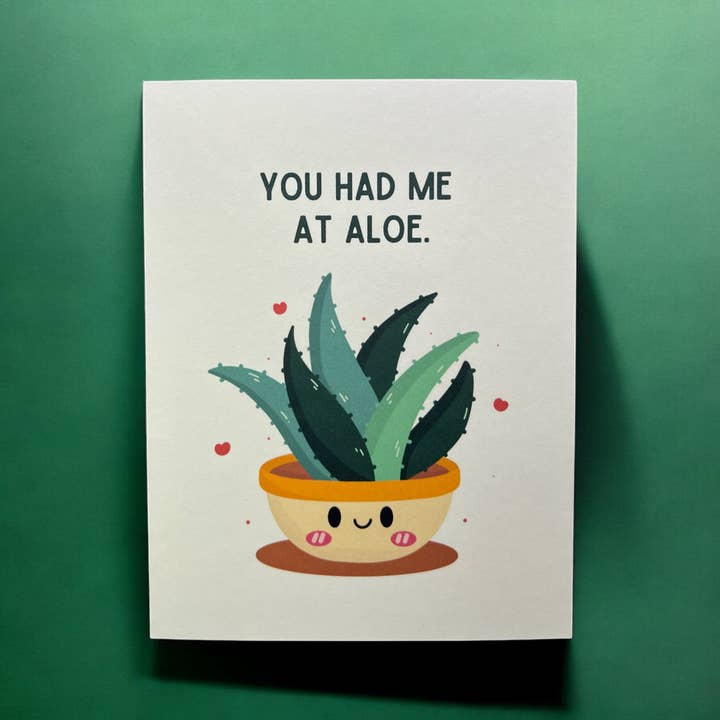 Tu m'as eu à Aloe pour la vente par Bright Prints Club