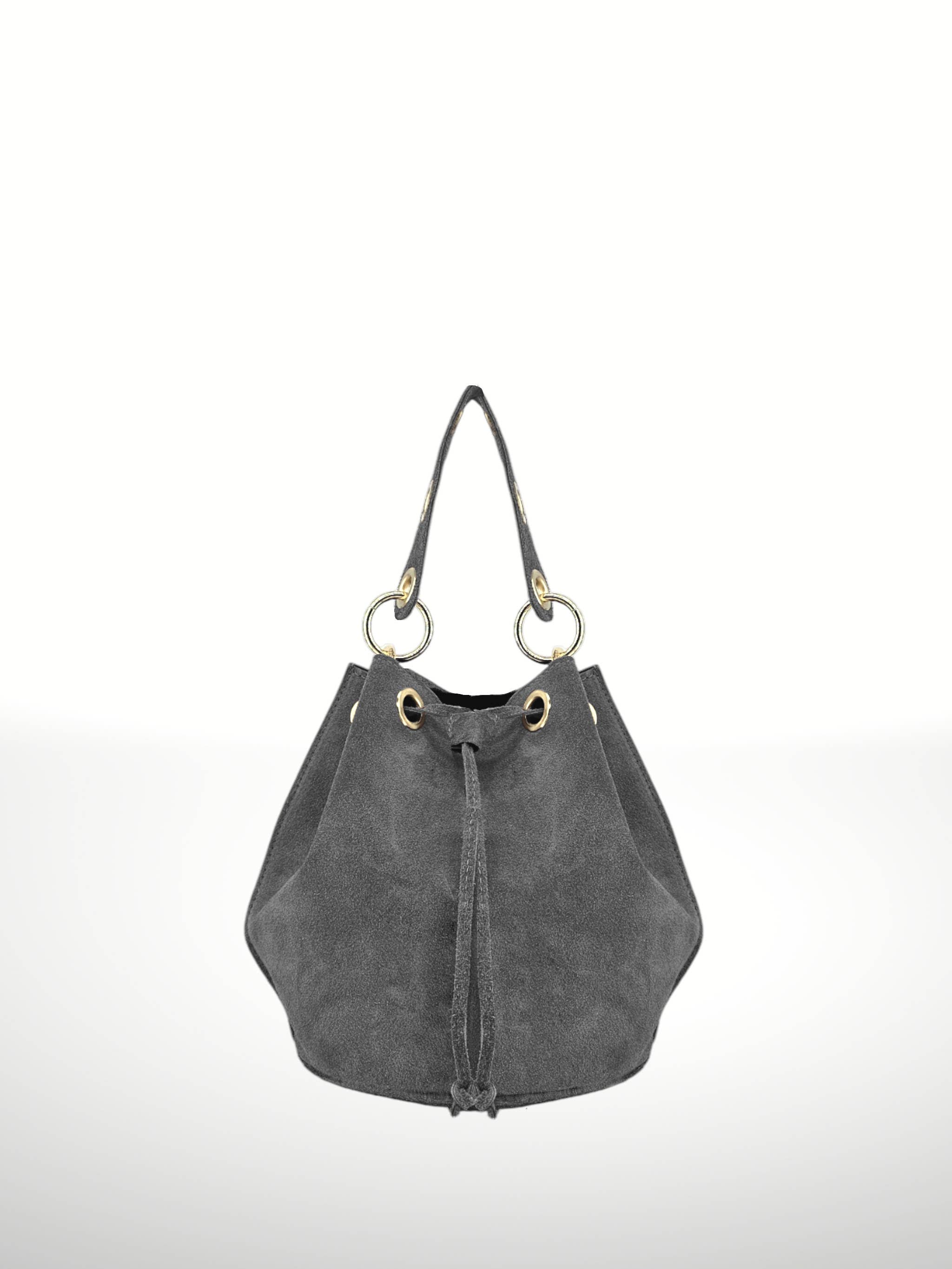 ITALIAN'S LEATHER – Großhandel Schultertasche – Damen – Arlecchino Beuteltasche aus Wildleder 2206294