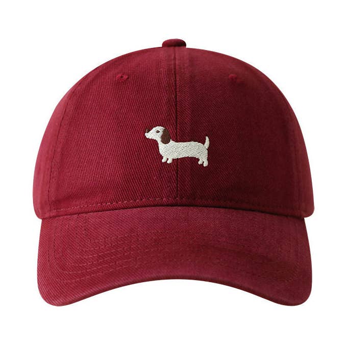 Original Gravhund Broderet Baseballkasket Unisex Bredskygget Hat for engroshandel hos kycozy