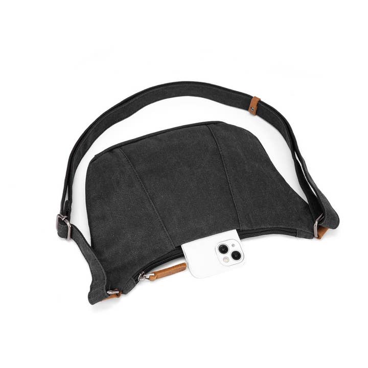 Davan - Wholesale Shoulder Bag - Women's - Small Waxed Canvas Shoulder Bag SSB 620W (Green)5