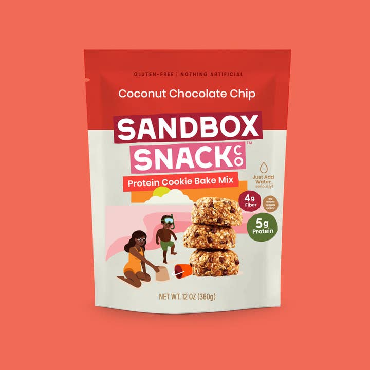 Protein-Plätzchen-Backmischung - Kokosnuss für den Großhandel von Sandbox Snack Co.