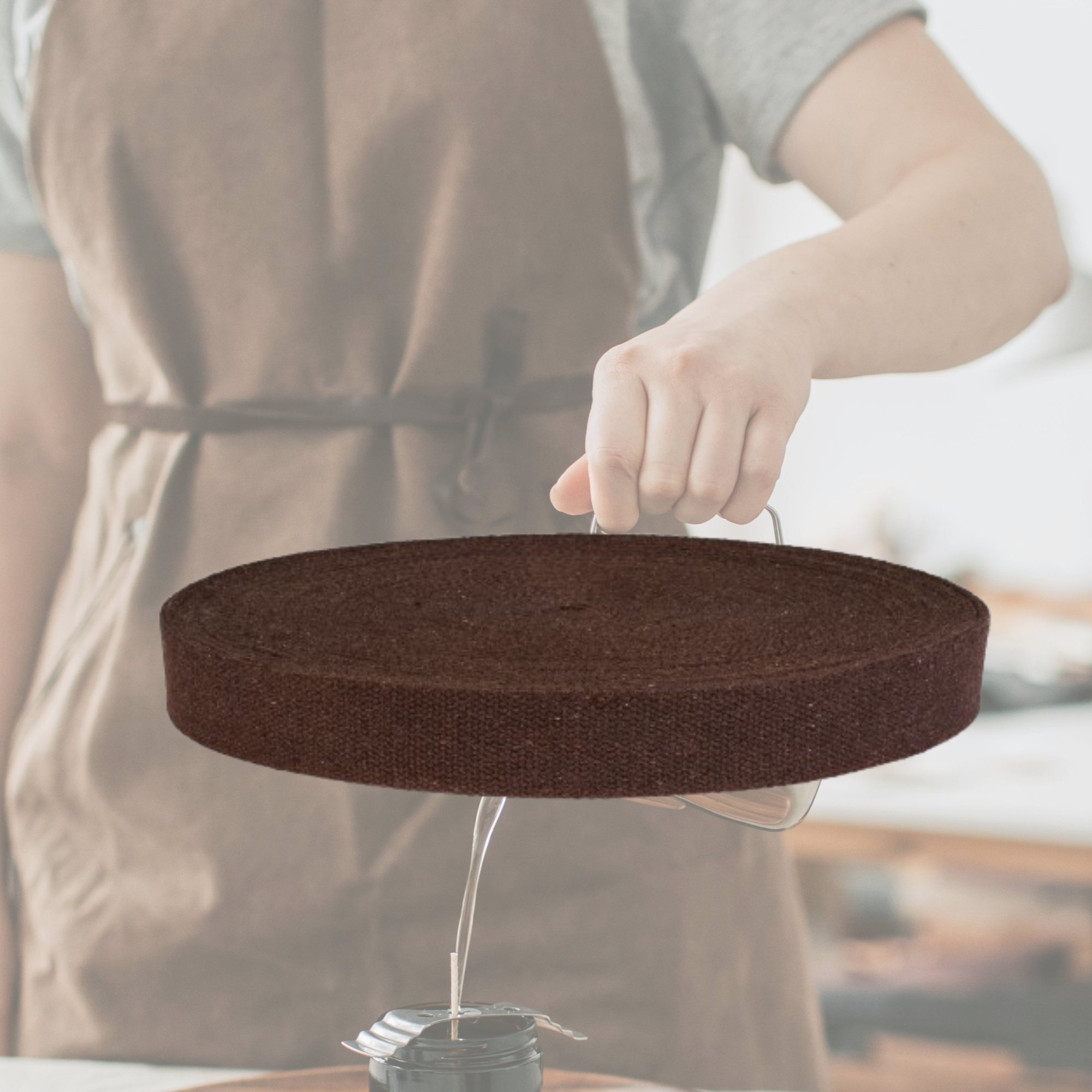 Dream Trimming Goods LLC - Wholesale Craft Supplies - 1.5" x 10 Yard Brown Heavy Cotton Webbing for Sewing Handle6