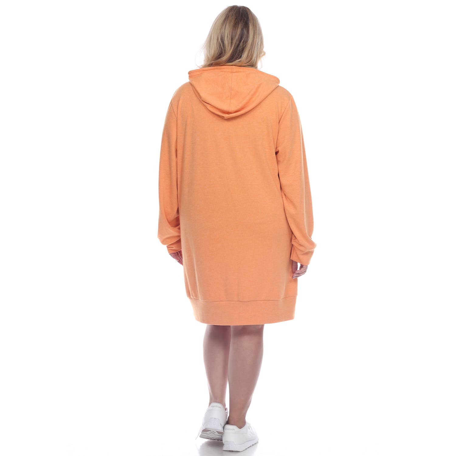 WHITE MARK – wholesale Dress – Women's – Plus Size Hoodie Sweatshirt Dress19