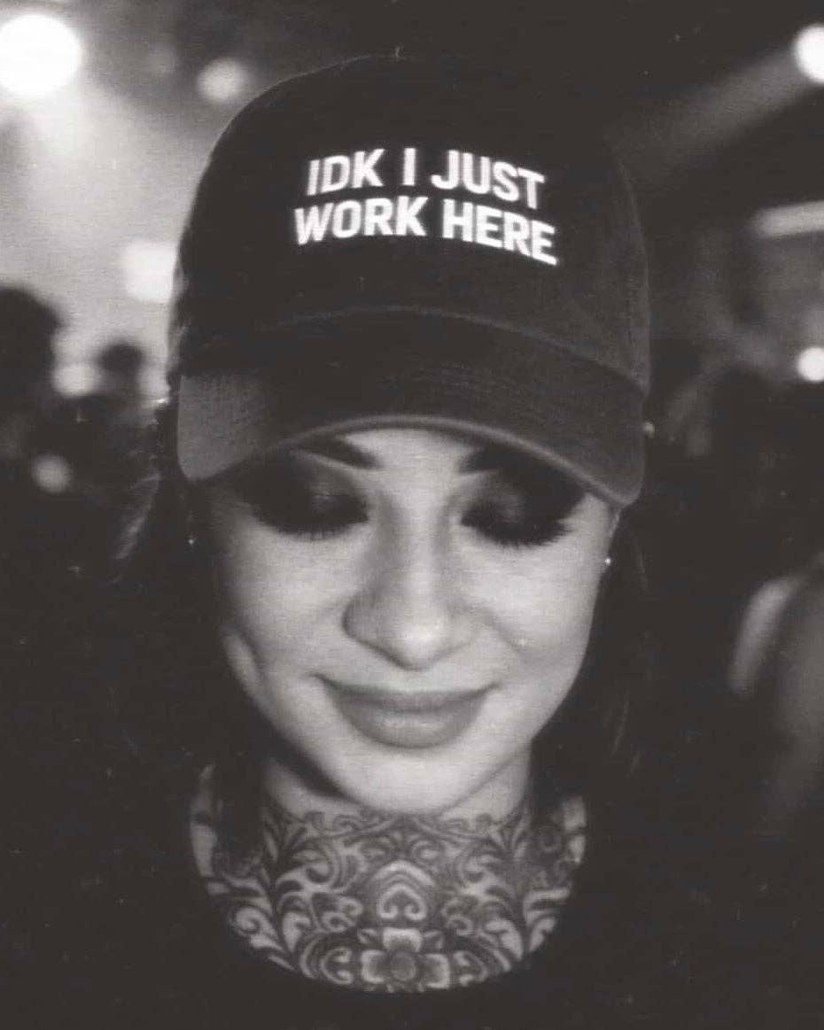 Mover & Shaker - Wholesale Baseball Cap - Unisex - IDK I Just Work Here Hat2