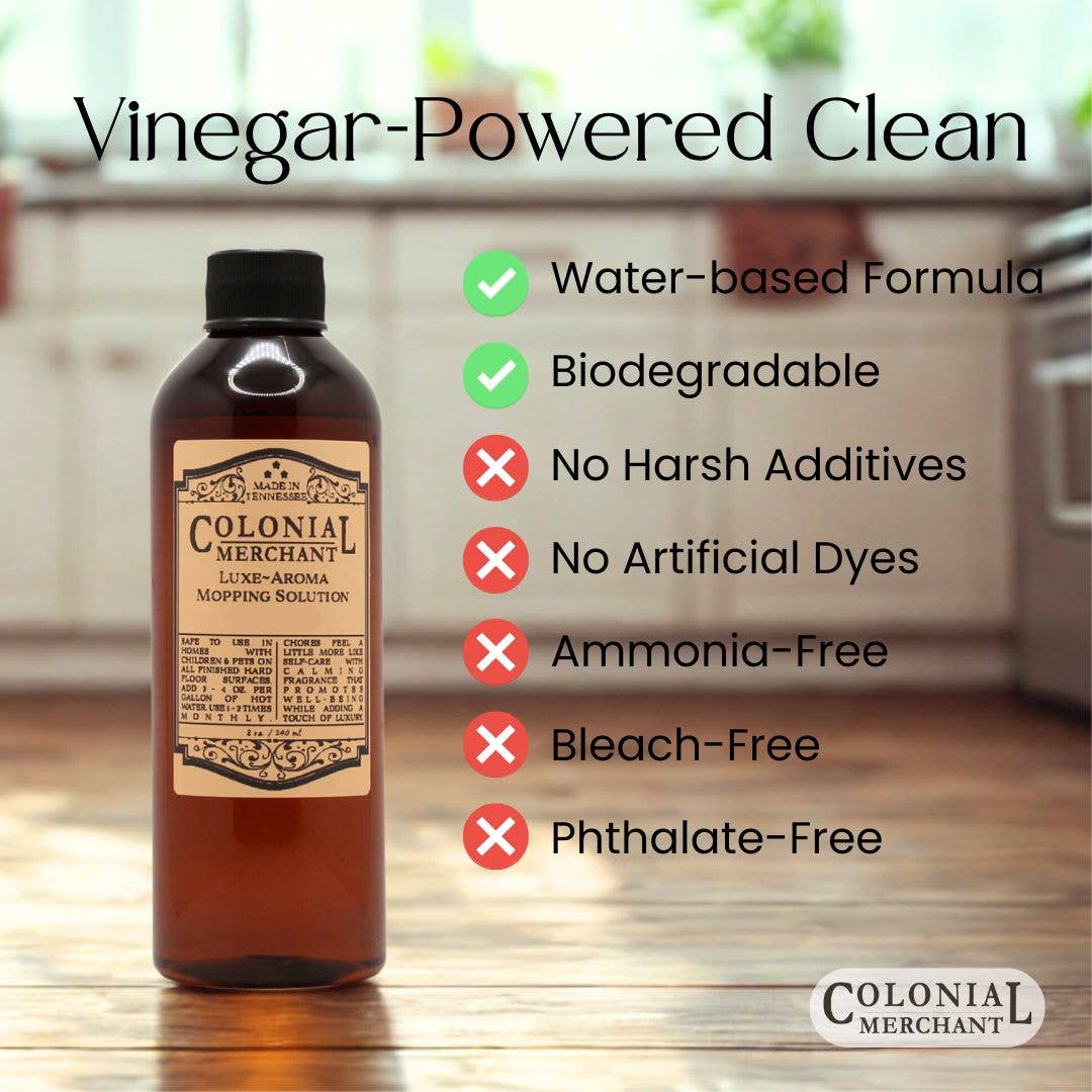 Colonial Merchant - Vente Nettoyant pour sols - Savon à vadrouille Luxe~Aroma Colonial Merchant aux noix d'érable 8 oz.5