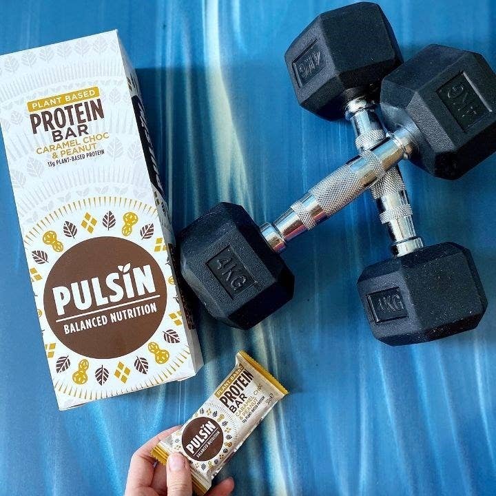 Pulsin – wholesale Snack bar – Pulsin Protein Bar Caramel Peanut Choc Chip 50g1