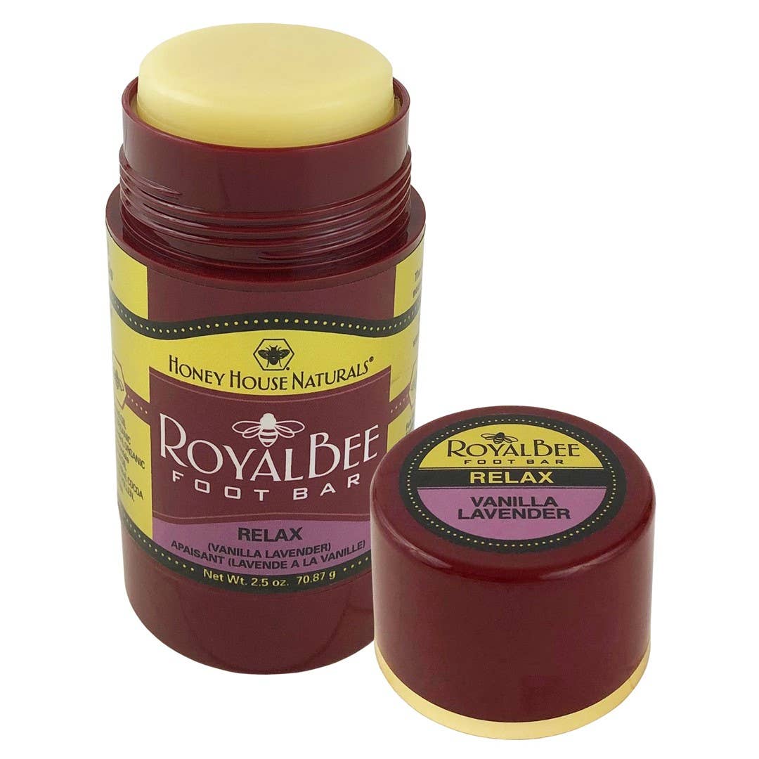 Honey House Naturals - Vente Crème pour les pieds - Barre pour pieds Royal Bee - Individuel1