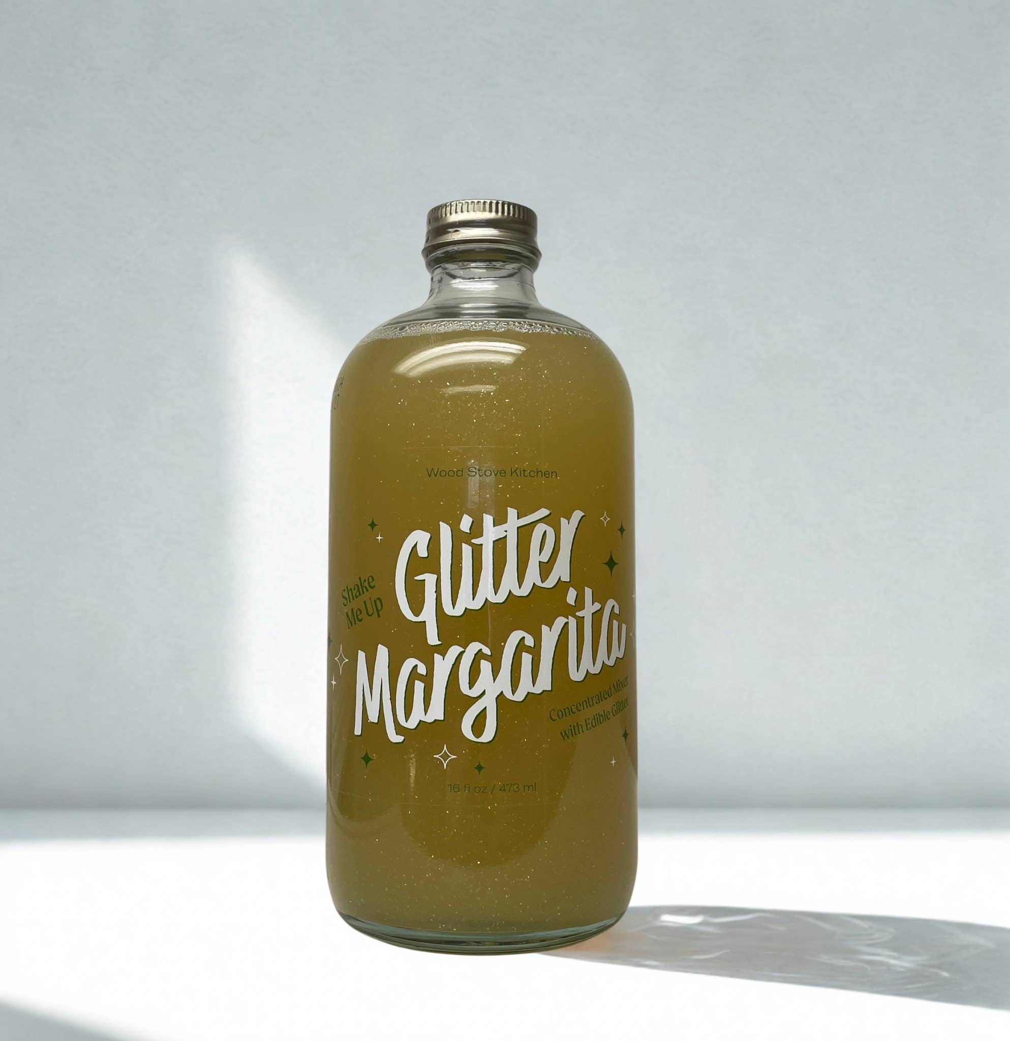 Wood Stove Kitchen - Vendita all'ingrosso Mix/sciroppo per cocktail - Mixer per Margarita con Glitter, 473 ml