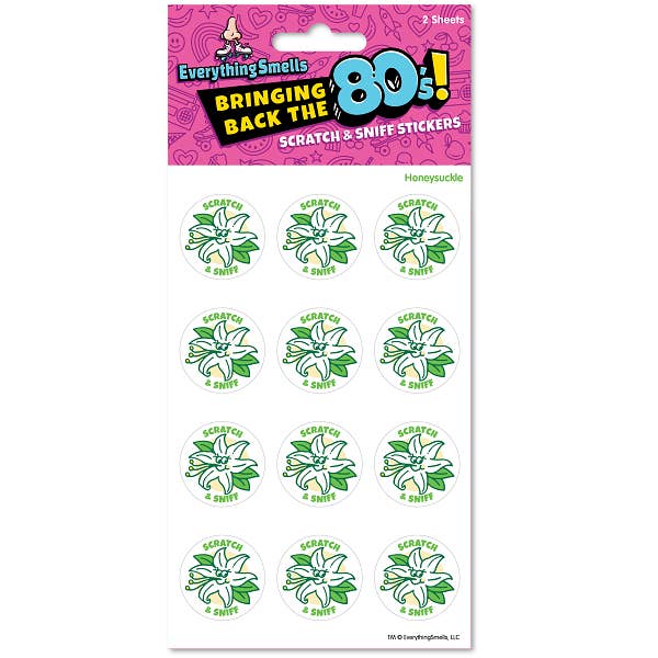 Honeysuckle EverythingSmells Scratch & Sniff Stickers for wholesale by EverythingSmells, LLC