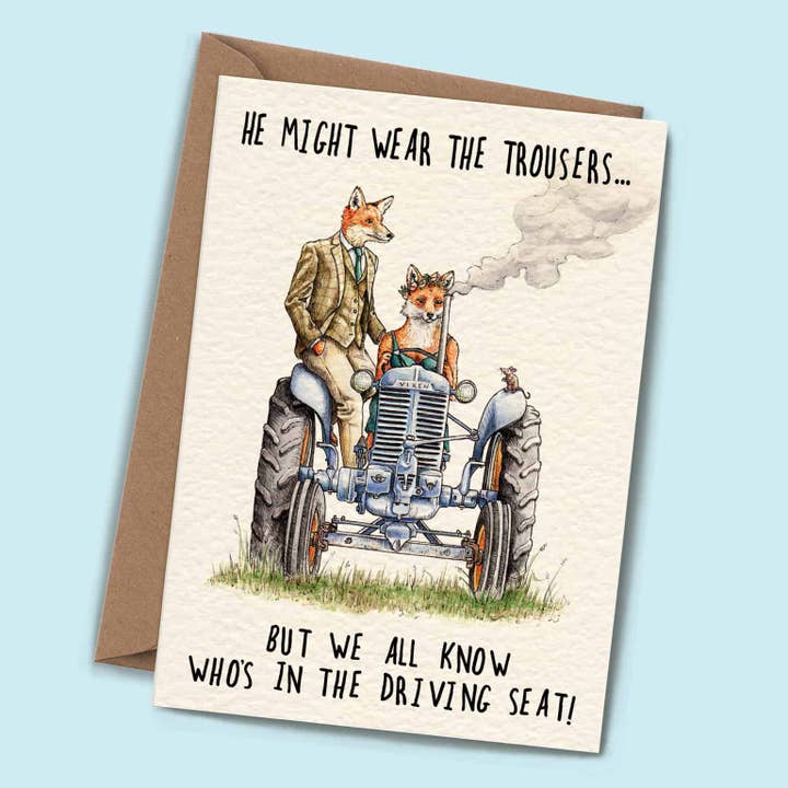 Rijstoelkaart - Trouwkaart - Verlovingskaart voor wholesale door Bewilderbeest