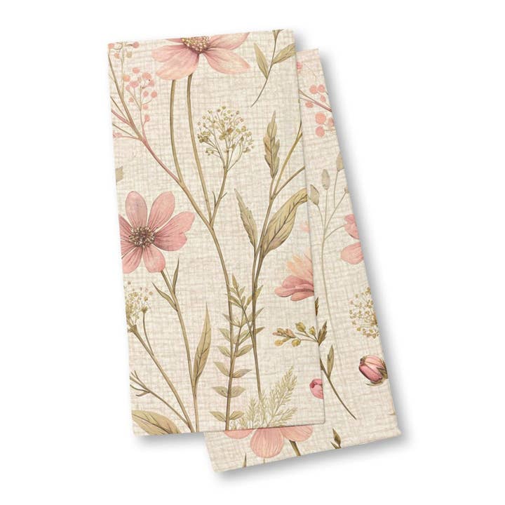 FabricSmiths - Wholesale Dinner & Cloth Napkin - Vintage Pressed Florals 8 - Napkin 20x20