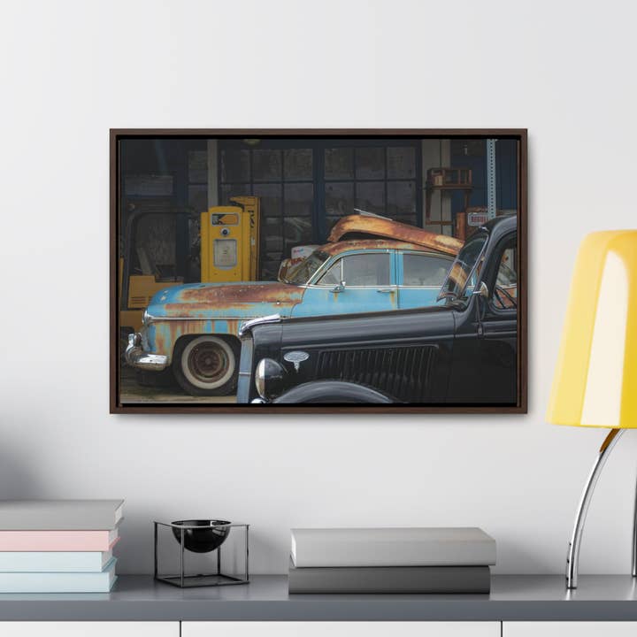 An Old School Drive (Wood Framed Canvas) for wholesale by Pretty Average Photography