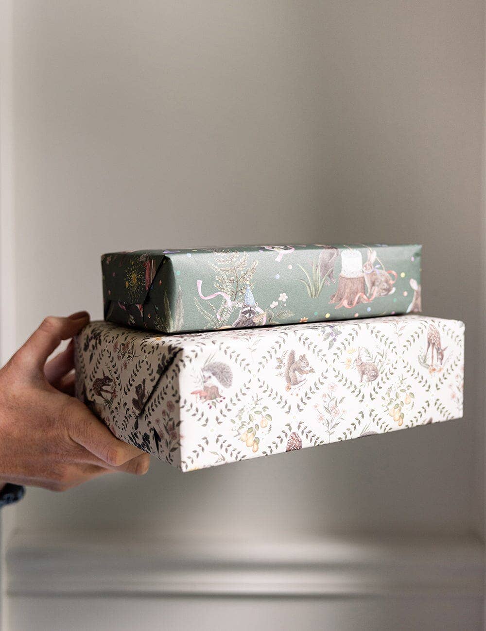 Bespoke Letterpress - Venta al por mayor Sobre de papel de regalo - Papel de regalo 6 hojas Trellis de flores silvestres / Fiesta en el bosque12