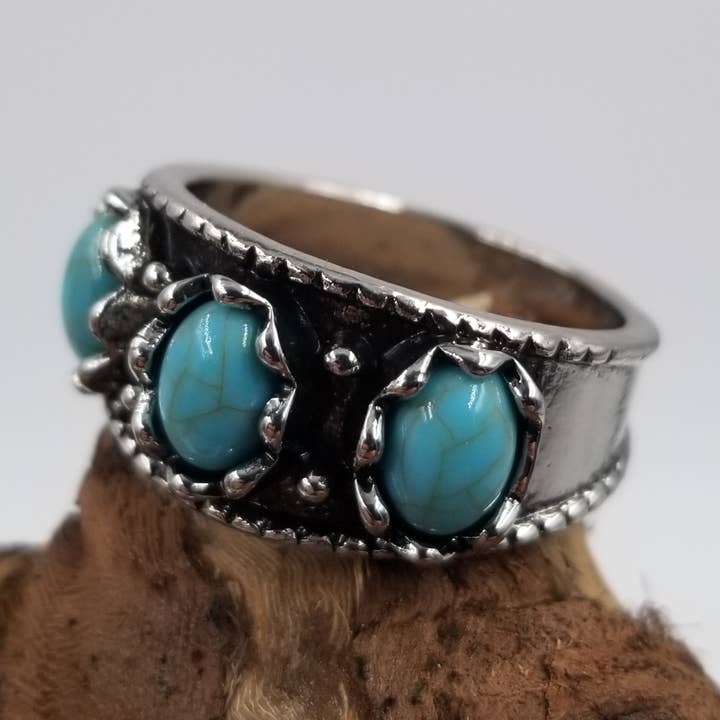 Vintage Turquoise Ring for wholesale by CHAKRA JEWELRY