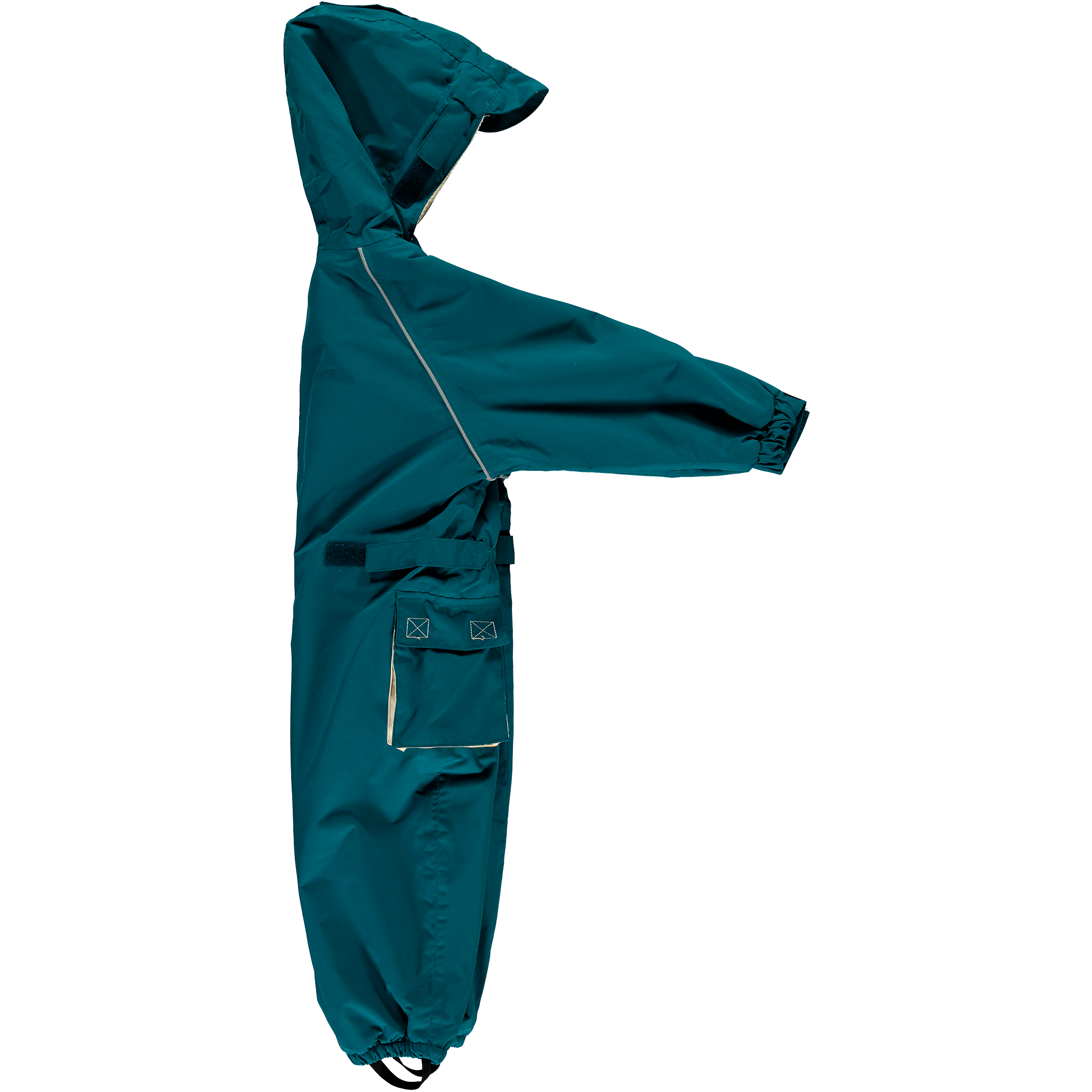 Hippychick – wholesale Jumpsuit – Kids – HC Waterproof Fleeced All-In-One Peacock Green 4-5 Years5