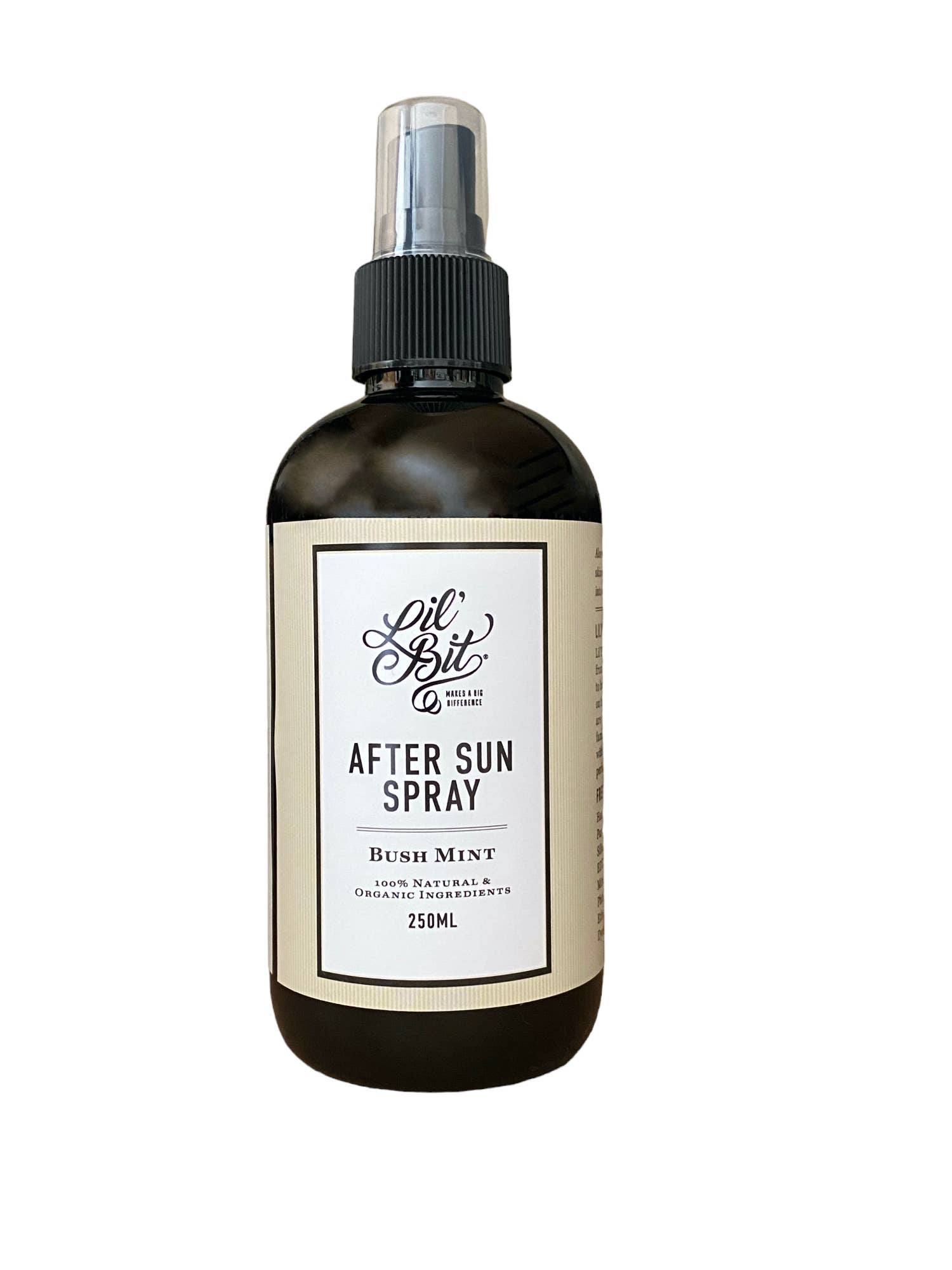 Lil'Bit Better - Wholesale Aftersun/Sun Damage Repair Cream - Australian Bush Mint After Sun Spray 250ml - Organic 1