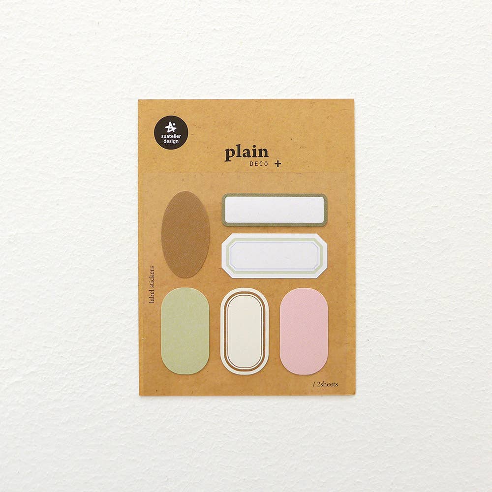 Suatelier Plain Deco Sticker - 76