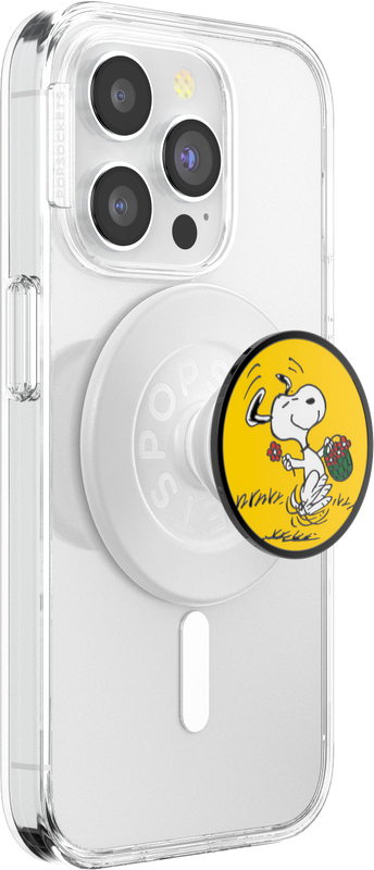 PopSockets - Wholesale Phone Grip - Popsockets Magsafe Phone Grip - Enamel Snoopy Skip2