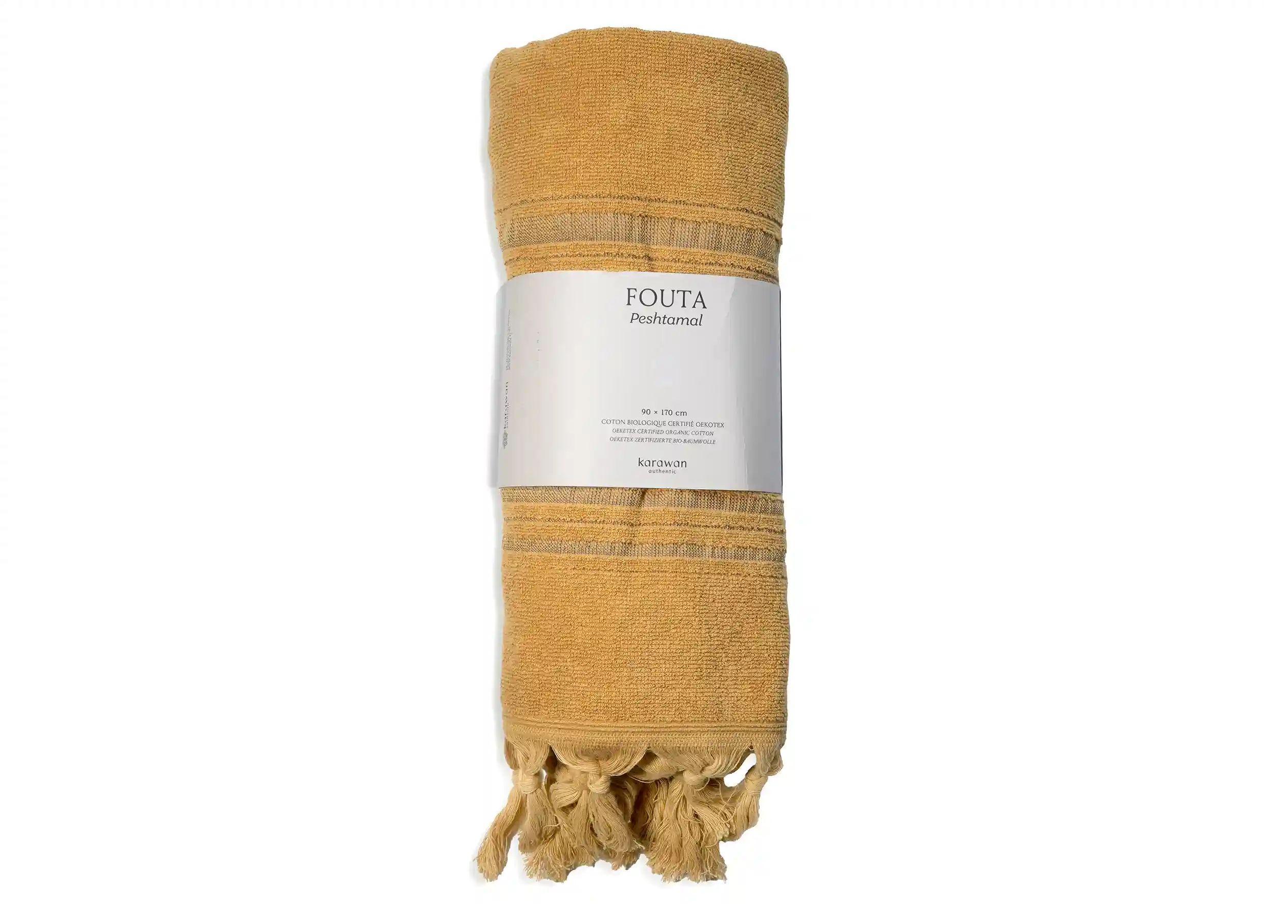 Karawan Authentic - Wholesale Bath Towel - ORGANIC COTTON FOUTA - Dolce-color CITRINE Collection4