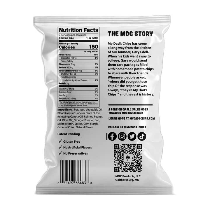 My Dad's Chips - Wholesale Chips - My Dad's Chips - Salt & Balsamic Vinegar1
