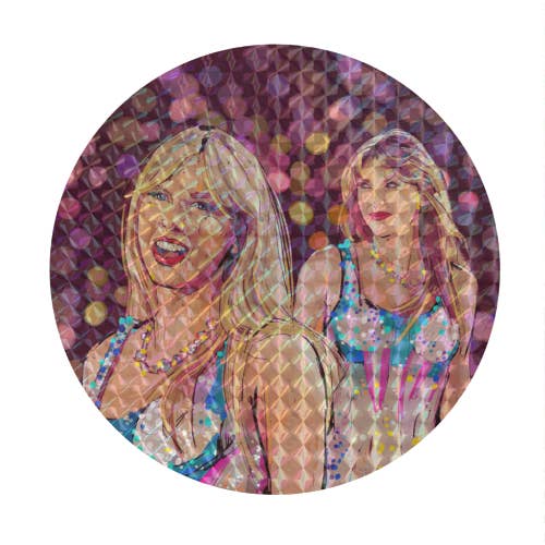 ART WOW - Wholesale Sticker - Circle Stickers 'Tay Sparkle'