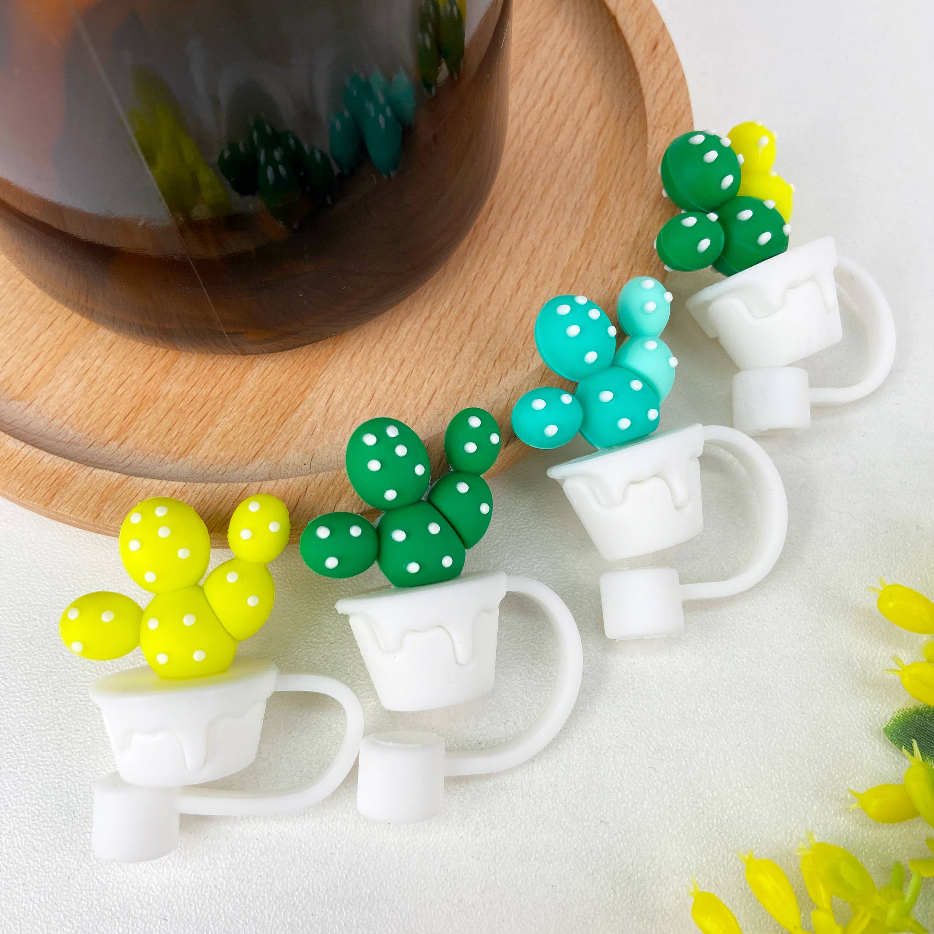 SoapElenGlen - Wholesale Drinking Straw - Cute dustproof drinkware straw plug straw cover straw cover19