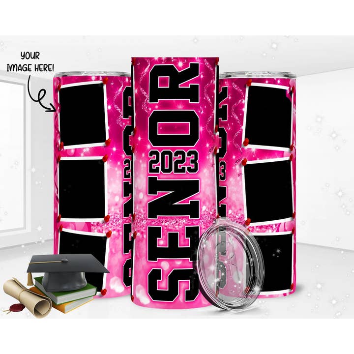 Gobelet Skinny Pink 2023 Senior 20 oz pour la vente par WST Wholesale