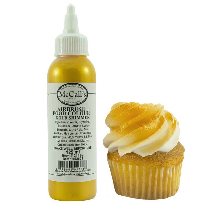 AIRBRUSH COLOR STRÅLENDE GULD SKIMMER 5 oz/ 125 ML for engroshandel hos McCall's