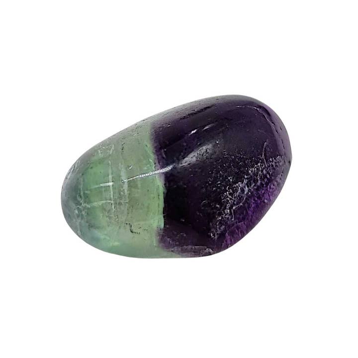Arômes & Évasions - Vente Pierre et cristal de spiritualité - Pierre - Fluorite arc-en-ciel - Tumbled