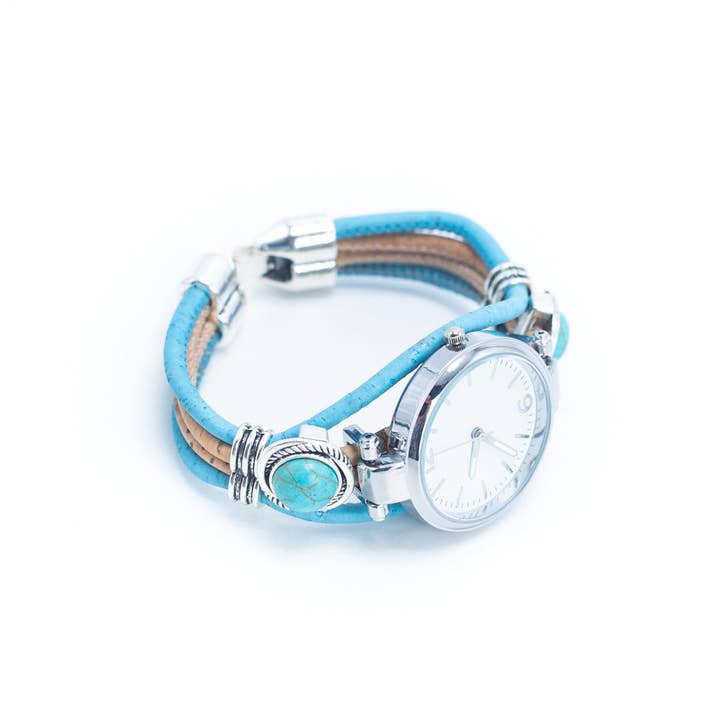 Meninas Bonitas Cork – wholesale Wrist watch – Women's – Handmade cork watch for women DIY-009(RANDOM BOX)