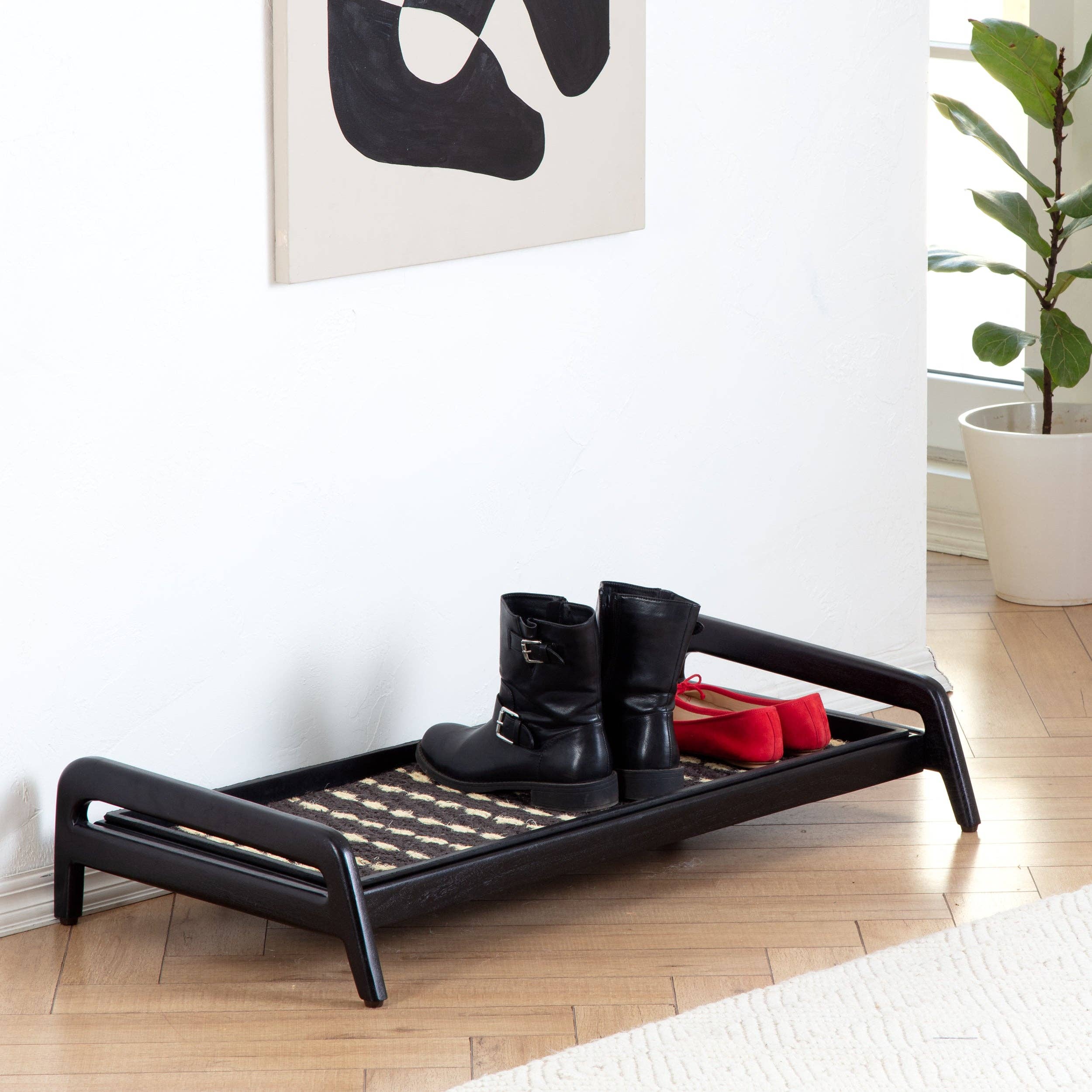 Anji Mountain - Wholesale Shoe Rack - Wooden Boot Tray (Single Tier) - Stevie & Paul (008)8